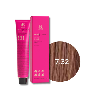 RR LINE REAL COLOR trwała farba do włosów w kremie 100 ml | 7.32