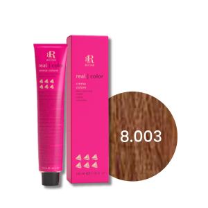 RR LINE REAL COLOR trwała farba do włosów w kremie 100 ml | 8.003