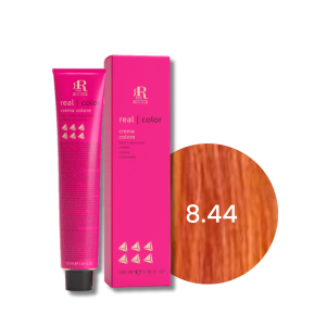 RR LINE REAL COLOR trwała farba do włosów w kremie 100 ml | 8.44
