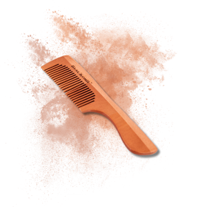 BLACKOMB Drewniany grzebień barberski z rączką do włosów i brody - image 2