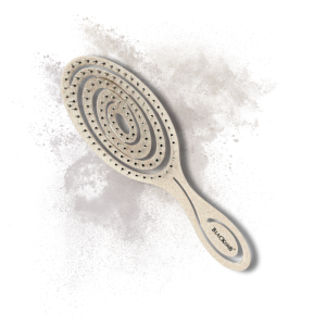 BLACKOMB ECO Ekologiczna szczotka masująca do włosów ze słomy | Beżowa - image 2