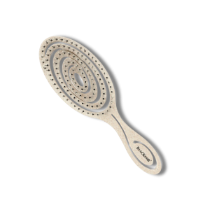 BLACKOMB ECO Ekologiczna szczotka masująca do włosów ze słomy | Beżowa