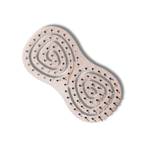 BLACKOMB ECO Ekologiczna kompaktowa szczotka do włosów ze słomy beżowa