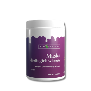 BIOELIXIRE Keratin odbudowująca maska keratynowa do długich włosów 1000 ml