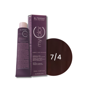 ALTER EGO MY COLOR trwała farba do włosów bez amoniaku 100 ml | 7/4