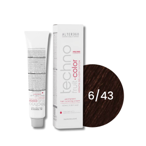 ALTER EGO TECHNOFRUIT trwała farba do włosów z keratyną 100 ml | 6/43