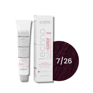 ALTER EGO TECHNOFRUIT trwała farba do włosów z keratyną 100 ml | 7/26