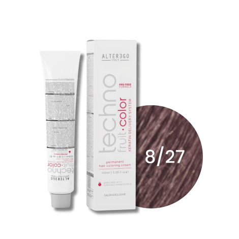 ALTER EGO TECHNOFRUIT trwała farba do włosów z keratyną 100 ml | 8/27