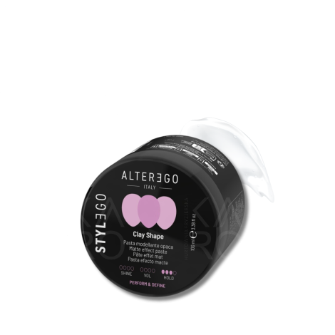 ALTER EGO STYLEGO Clay Shape matowa pasta modelująca do włosów 100 ml - 2