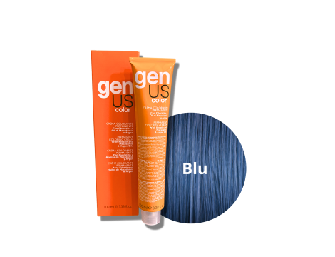 GENUS COLOR krem koloryzujący profesjonalna farba do włosów 100 ml | Blu