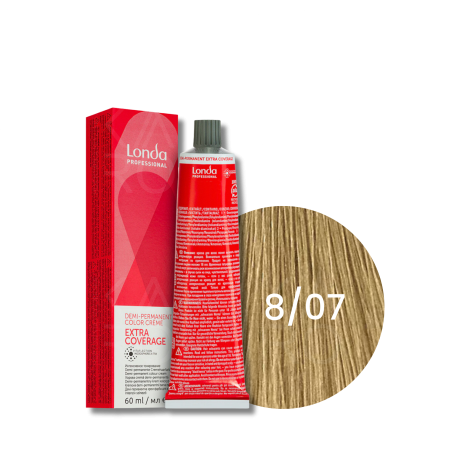 LONDA PROFESSIONAL EXTRA COVERAGE Demi półtrwała farba 60 ml | 8/07