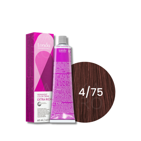 LONDA PROFESSIONAL EXTRA RICH trwała farba do włosów 60 ml | 4/75