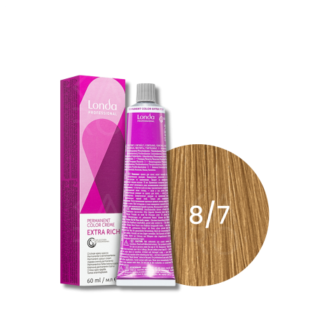 LONDA PROFESSIONAL EXTRA RICH trwała farba do włosów 60 ml | 8/7