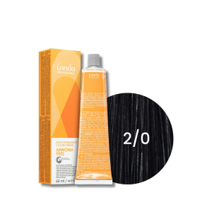 LONDA PROFESSIONAL AMMONIA FREE półtrwała farba do włosów 60 ml | 2/0