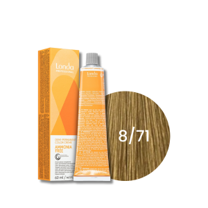 LONDA PROFESSIONAL AMMONIA FREE półtrwała farba do włosów 60 ml | 8/71