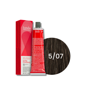 LONDA PROFESSIONAL EXTRA COVERAGE półtrwała farba do włosów 60 ml | 5/07