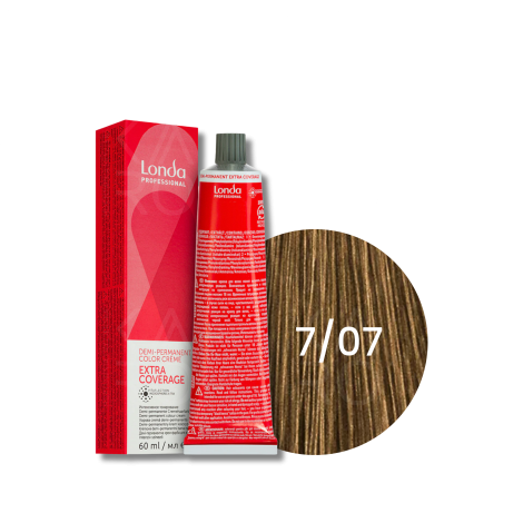 LONDA PROFESSIONAL EXTRA COVERAGE półtrwała farba do włosów 60 ml | 7/07