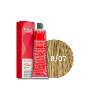 LONDA PROFESSIONAL EXTRA COVERAGE półtrwała farba do włosów 60 ml | 8/07