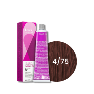 LONDA PROFESSIONAL EXTRA RICH trwała farba do włosów 60 ml | 4/75