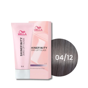 WELLA SHINEFINITY Zero Lift Glaze półtrwała farba do włosów 60 ml | 04/12