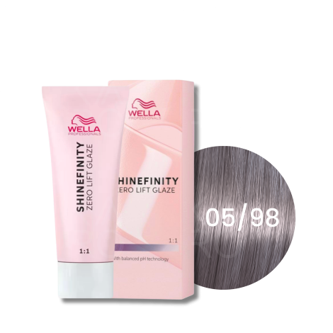 WELLA SHINEFINITY Zero Lift Glaze półtrwała farba do włosów 60 ml | 05/98