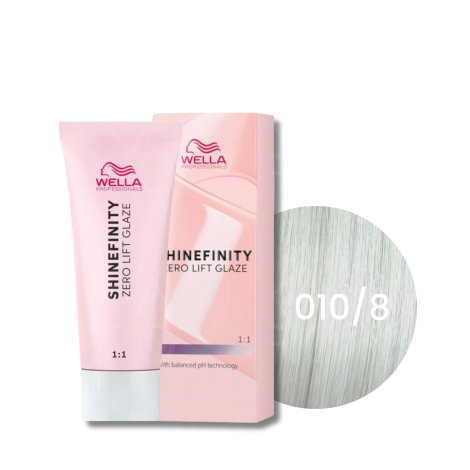 WELLA SHINEFINITY Zero Lift Glaze półtrwała farba do włosów 60 ml | 010/8