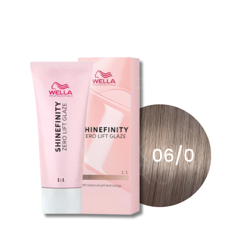 WELLA SHINEFINITY Zero Lift Glaze półtrwała farba do włosów 60 ml | 06/0