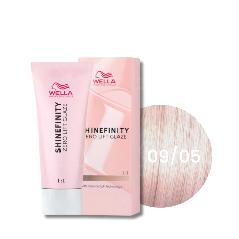 WELLA SHINEFINITY Zero Lift Glaze półtrwała farba do włosów 60 ml | 09/05