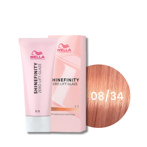 WELLA SHINEFINITY Zero Lift Glaze półtrwała farba do włosów 60 ml | 08/34