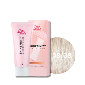 WELLA SHINEFINITY Zero Lift Glaze półtrwała farba do włosów 60 ml | 08/38