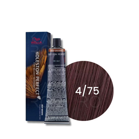 WELLA KOLESTON PERFECT ME+ trwała farba do włosów 60 ml | 4/75
