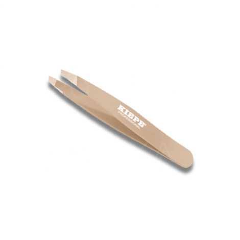 KIEPE DNA K-TWEEZERS pęseta do brwi z etui | Jasnobrązowy