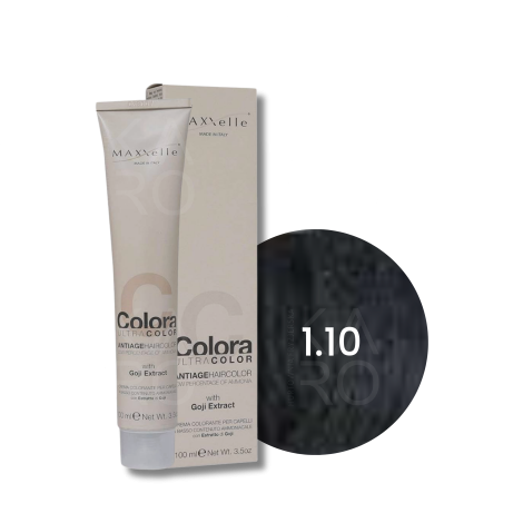 MAXXELLE COLORA ULTRA COLOR trwała farba do włosów anti-age 100 ml | 1.10