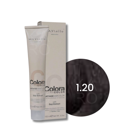 MAXXELLE COLORA ULTRA COLOR trwała farba do włosów anti-age 100 ml | 1.20