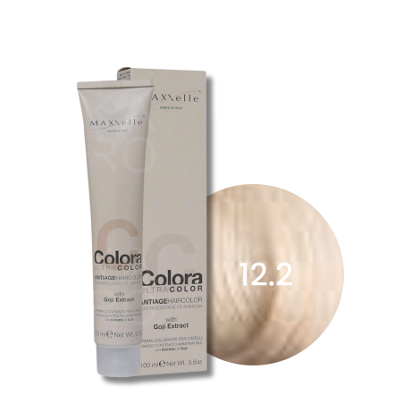 MAXXELLE COLORA ULTRA COLOR trwała farba do włosów anti-age 100 ml | 12.2