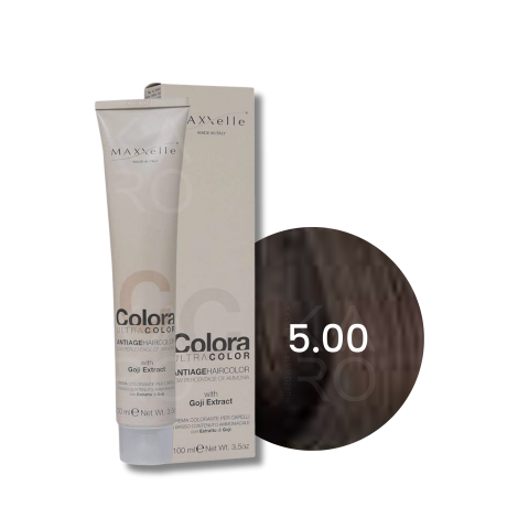 MAXXELLE COLORA ULTRA COLOR trwała farba do włosów anti-age 100 ml | 5.00