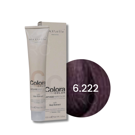 MAXXELLE COLORA ULTRA COLOR trwała farba do włosów anti-age 100 ml | 6.222