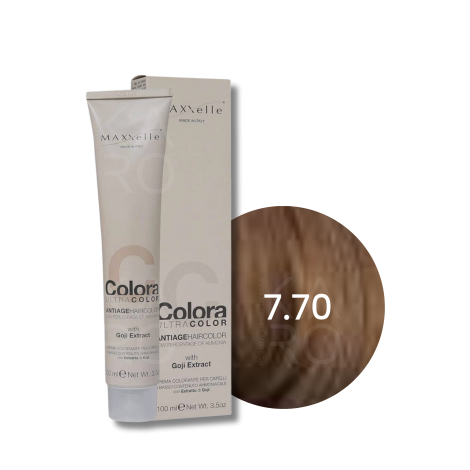 MAXXELLE COLORA ULTRA COLOR trwała farba do włosów anti-age 100 ml | 7.70