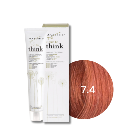 MAXXELLE THINK trwała farba do włosów bez amoniaku 100 ml | 7.4