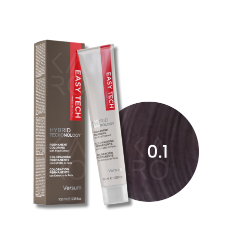 VERSUM EASY TECH profesjonalna trwała farba do włosów 100 ml | 0.1