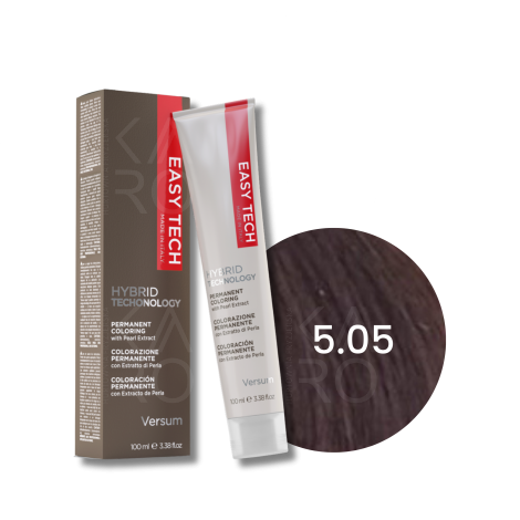 VERSUM EASY TECH profesjonalna trwała farba do włosów 100 ml | 5.05