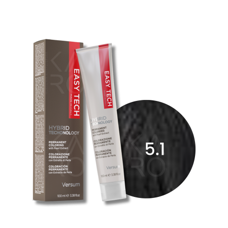 VERSUM EASY TECH profesjonalna trwała farba do włosów 100 ml | 5.1