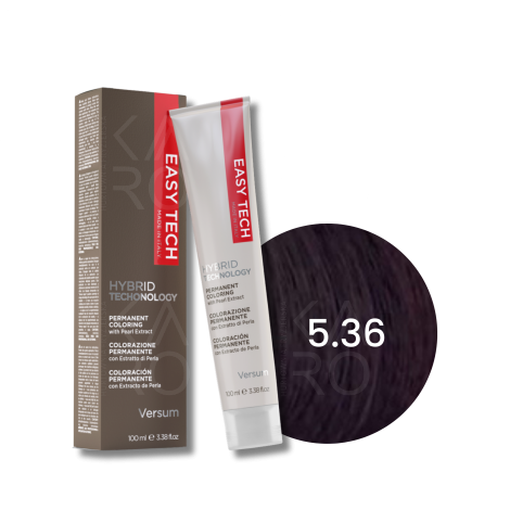 VERSUM EASY TECH profesjonalna trwała farba do włosów 100 ml | 5.36