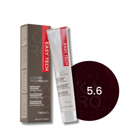 VERSUM EASY TECH profesjonalna trwała farba do włosów 100 ml | 5.6