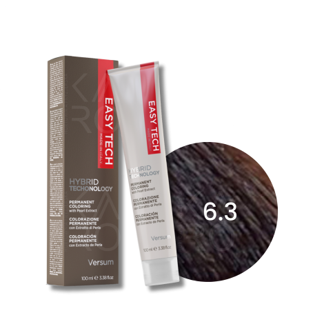 VERSUM EASY TECH profesjonalna trwała farba do włosów 100 ml | 6.3