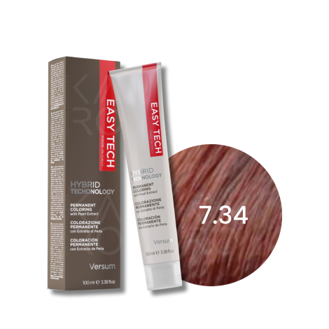 VERSUM EASY TECH profesjonalna trwała farba do włosów 100 ml | 7.34