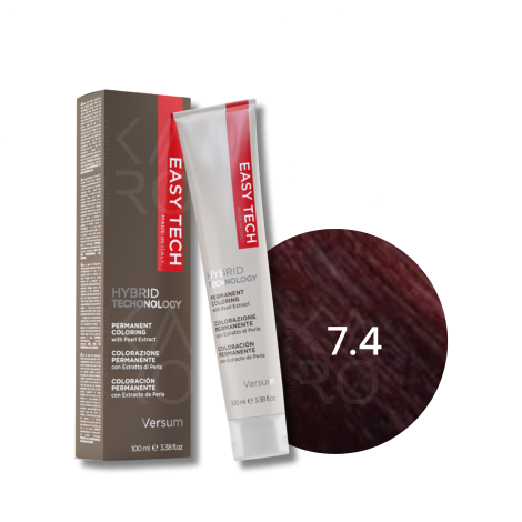 VERSUM EASY TECH profesjonalna trwała farba do włosów 100 ml | 7.4