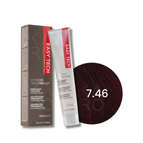 VERSUM EASY TECH profesjonalna trwała farba do włosów 100 ml | 7.46