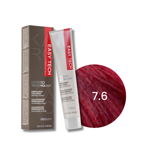 VERSUM EASY TECH profesjonalna trwała farba do włosów 100 ml | 7.6