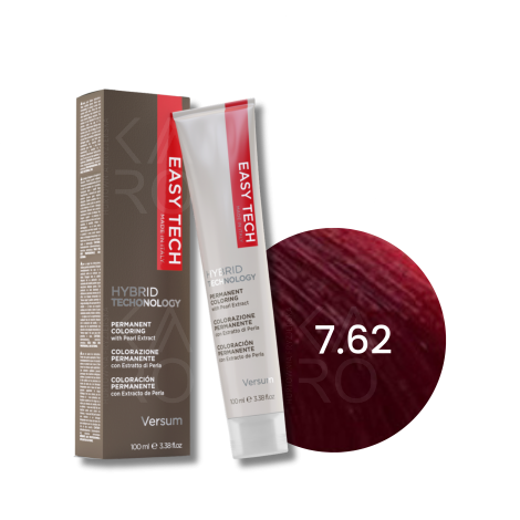 VERSUM EASY TECH profesjonalna trwała farba do włosów 100 ml | 7.62